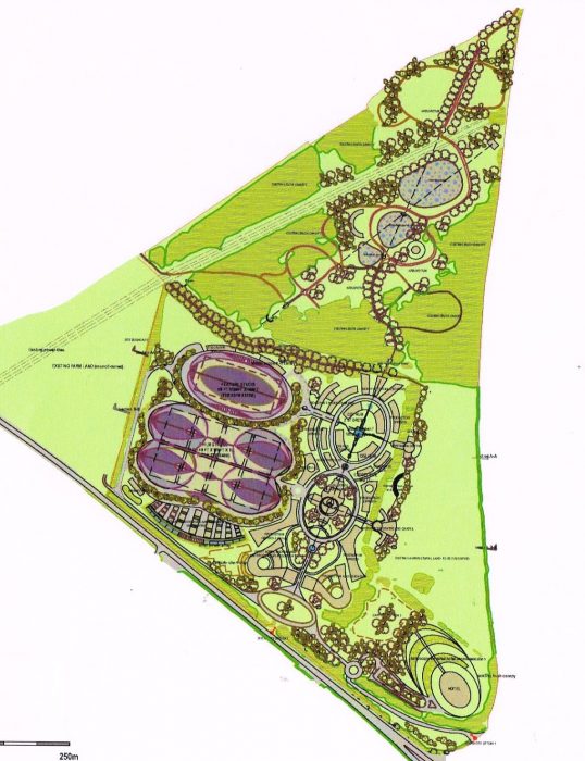 site planning- film studios and parklands